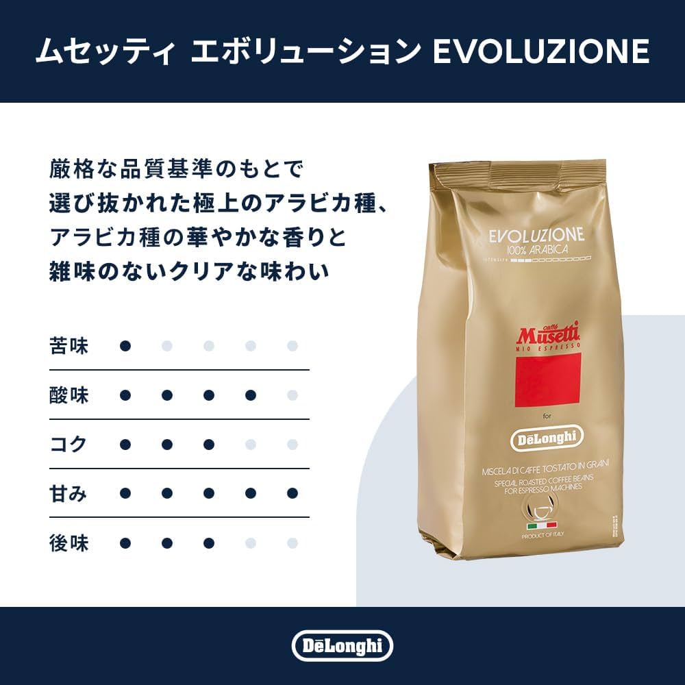 Amazon.co.jp: Musetti for De'Longhi (デロンギ) コーヒー豆
